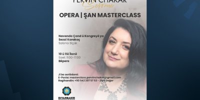 Pervîn Chakar dê perwerdeya masterclassê bide: Serlêdanan dest pê kir