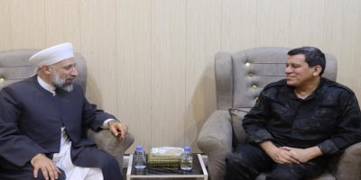 Mezlûm Ebdî û Şêx Murşid Xeznewî civiyan