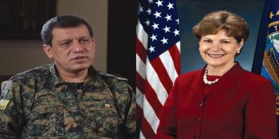 Şandeya Amerîkayê li kû derê bi Mezlûm Ebdî re civiya û behsa çi hat kirin?