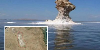 Gola Urmiyê bi temamî hişk bû: Karesata mirovî li ber derî ye