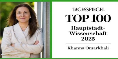 Xanna Omerxalî wekî yek ji '100 Aqilên Herî Girîng ên Berlînê' hat hilbijartin