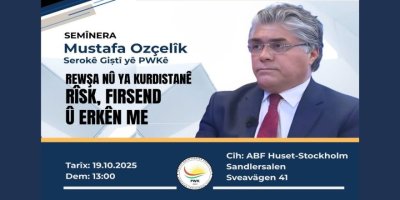 Li Stockholmê semînera Serokê Giştî yê PWKê Mustafa Ozçelîk