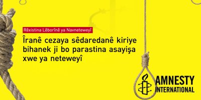 Amnesty: Îranê rekora sêdaredanê şikand; îsal zêdetirî 1000 kes li sêdarê dane