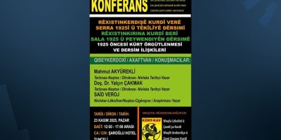 Dêrsim de Konferansê Derheqê Organizasyonanê Kurdan ê verênan de