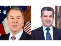 Mesrûr Barzanî û Cîgirê Wezîrê Bergiriya Amerîka civiyan