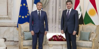Nêçîrvan Barzanî û Macron rewşa navçeyê gotûbêj dikin