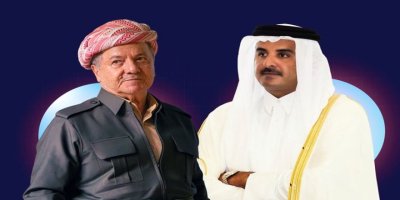 Serok Barzanî û Mîrê Qeterê: Divê rê li ber şerê Kurd û Ereban were girtin