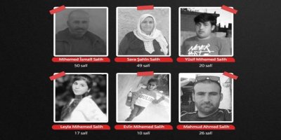 DÊREZOR - Roja agirbestê komkujî, ji malbateke Kurd 6 kes hatin qetilkirin