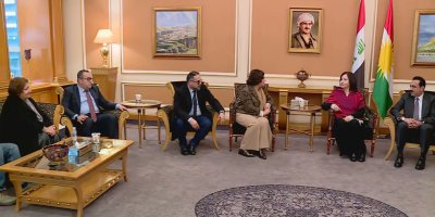 Şandeke parlamentoya Almanyayê ji bo rewşa Rojavayê Kurdistanê li Hewlêrê ye