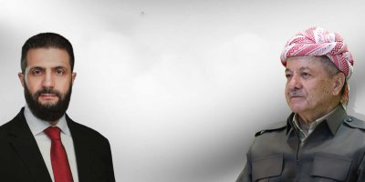 Serok Barzanî û Ehmed Şera peymana Şam û HSDê gotûbêj kirin