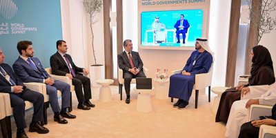 Mesrûr Barzanî bi Serokên Lûtkeya Cîhanî ya Hikûmetan re civiya