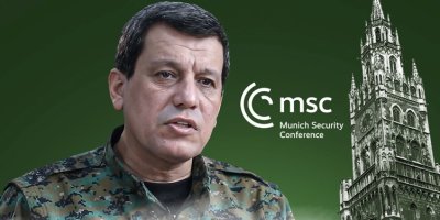 Mezlûm Ebdî beşdarî Konferansa Ewlehiyê ya Munîhê dibe
