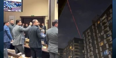 Li Parlamentoya Îraqê dirûşmên li dijî Amerîkayê û pevçûn: Sûdanî ferman da