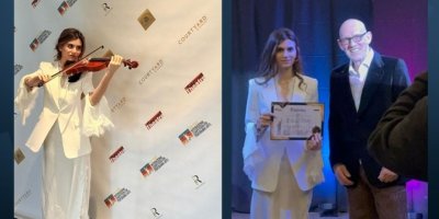 Keça Kurd Dilvîn Filîta ji Qazaxistanê li New Yorkê xelatek stand