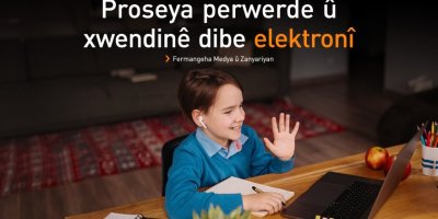 Li Herêma Kurdistanê xwendin bi awayê "elektronî" berdewam dibe