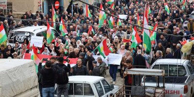 Kurdên Amûdê û Girkê Legê ji bo piştgiriya Başûrê Kurdistanê daketin kolanan