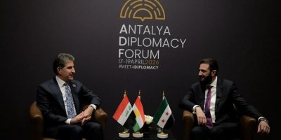 Nêçîrvan Barzanî û Ehmed Şer li Antalyayê civiyan