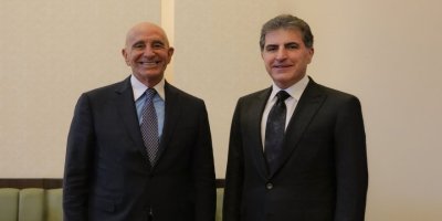 Nêçîrvan Barzanî û Tom Barrack peywendiyên Hewlêr û Waşintonê nîqaş kirin