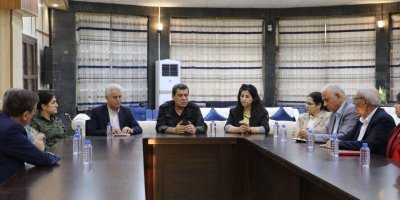 Serokatiya ENKSê û Mezlûm Ebdî ji bo "Yekrêziya Kurdî" civiyan