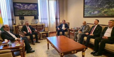 Şandeyeke ENKSyê bi Hemîd Derbendî re civiya