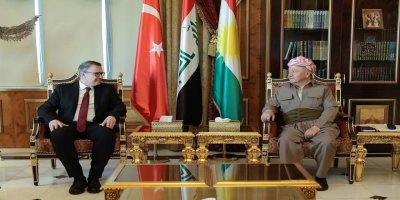 Serok Barzanî, Balyozê Tirkiyeyê qebûl kir