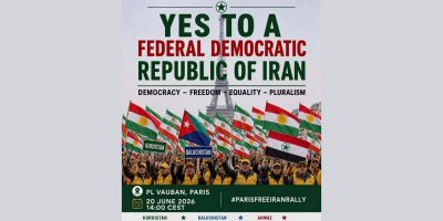 Banga Parîsê: Ji bo Îraneke Federal û Demokratîk werin meşê!