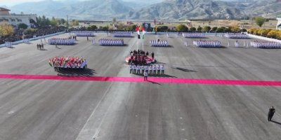 Bi amadebûna Nêçîrvan Barzanî 210 efser mezûn dibin