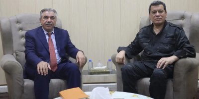 Mezlûm Ebdî û Parêzgarê Hisîçayê civiyan