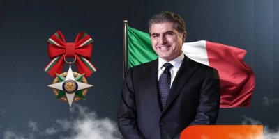 Îtalya madalyaya herî bilind dide Nêçîrvan Barzanî