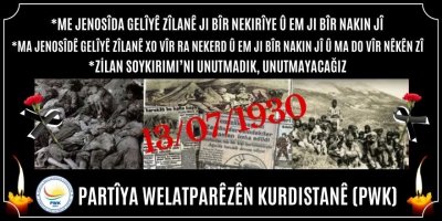 PWK: Ma Jenosîdê Gelîyê Zîlane Xo Vîr Ra Nêkerd û Ma Do Vîr Nêkê Zî