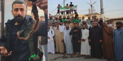 Çekdarê ku keziya şervana Kurd birîbû di xwenîşandanekê de derket holê