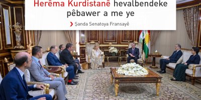 Şanda Senatoya Fransayê: Herêma Kurdistanê hevalbendeke pêbawer a me ye