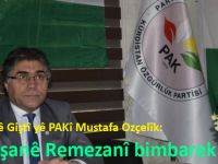 “Roşan, şîn û derdê ma piya jiyana şarê ma tarîf kenê”