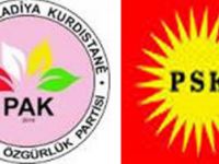 PAK û PSK nerazîbûna xwe li hember PYDê nîşan dan