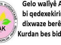 Gelo Walîyê Amedê bi qedexekirinan dixwaze berê Kurdan bes bide şerî?