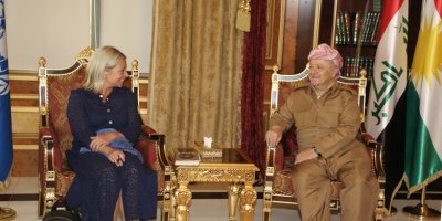 TEMSÎLKARA NY PLASSCHAERT SEREK BARZANÎ ZÎYARET KERD