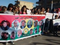 Li Qamişlo xwepêşandin: Girtîyên siyasî berdin!