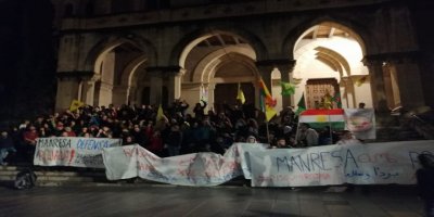 Ji bo Rojavayȇ Kurdistanê xwepêşandin didomin