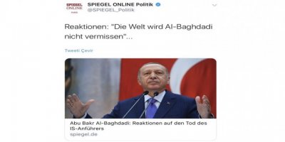 Der Spîegelî kişyayîşê Bexdadî bi fotoya Erdoganî da