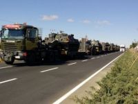 Enqere;  Tanq û techîzatên leşkerî veguhestin Kurdistanê